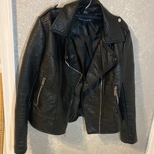 French Connection faux leather jacket